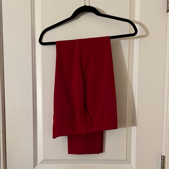 Vince Camuto Bold Red Women's Trousers - Picture 1 of 5